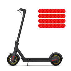 Красные отражатели электросамоката Ninebot MAX G30